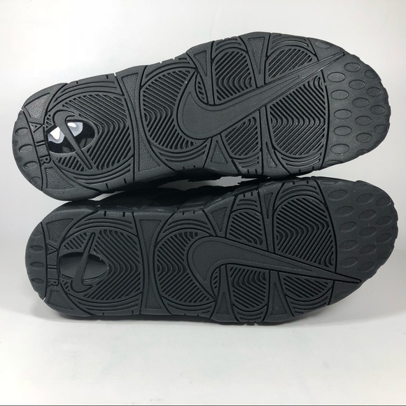 Nike More Uptempo Incognito Triple Black Sneakers - Picture 7 of 8